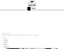 Tablet Screenshot of gasthof-triphaus.de